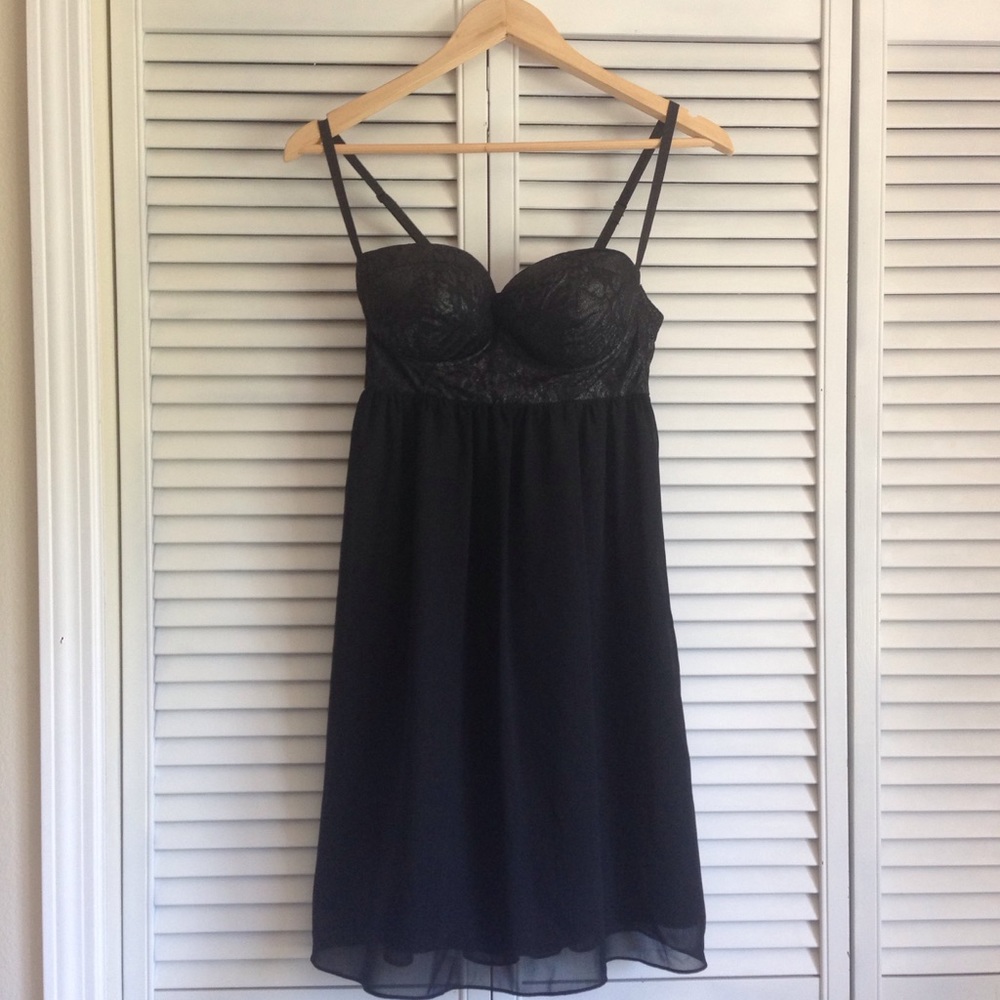HOST PICK Guess Snakeskin Lace Bustier Party Dress